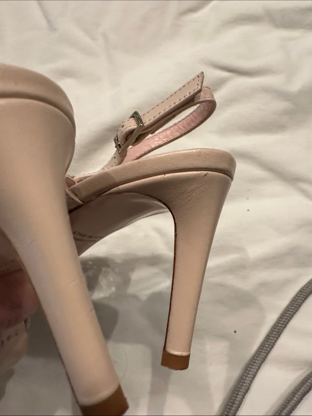 kate spade Blush Nude Pointed Slingback Heels - Picture 3 of 11